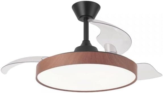 Bilake Lampara Ventilador de Techo con Mando Home Varios diseños Modernos | Ventilador de Techo con luz retráctil aspas Plegables