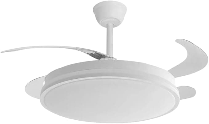 FABRILAMP Ventilador Dc Guerrero 44w Blanco 4asp 107d 4900lm 3500-4000-6500k Remoto Y Temporizador Ecoiluminaled