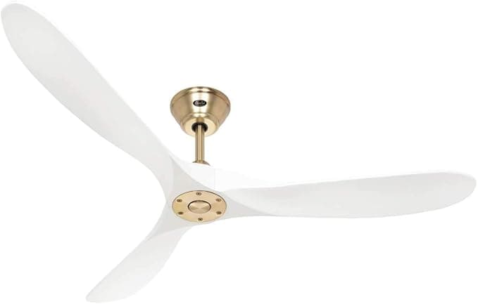 Ventilador de techo CasaFan Ventilador de Techo Eco Genuino 315232 / 152cm / Motor latón Pulido DC bajo Consumo / 6 velocidades/Aspas Madera