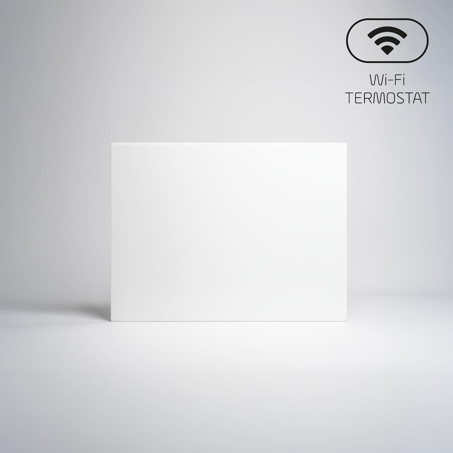 ADAX NEO Compact - Convector de pared con termostato por Wifi - 1000W | Bajo consumo | Calefacción eficiente y segura | Radiador eléctrico moderno y elegante | 420mm de altura | IP24C | Blanco
