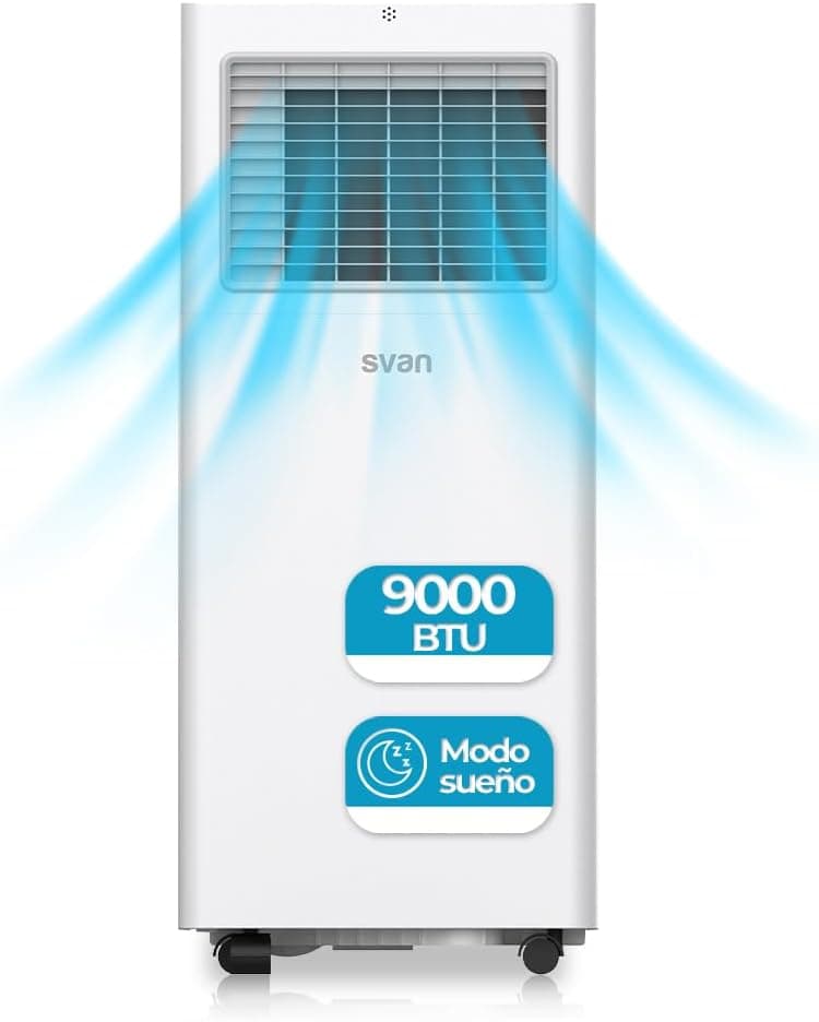 Svan Portable Air Conditioner, 9000 BTU SAAP900F Cool Only, Touch…