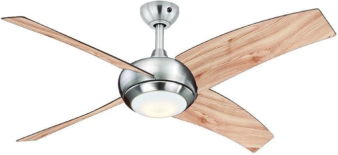 Ventilador de techo AireRyder Deckenventilador, 70 W, El color del ala del pino, 122 cm, FN66635