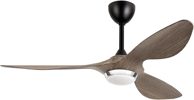 Ventilador de techo reiga Ventilador de Techo con Luz y Mando a Distancia 132cm, Silencioso Motor CC Reversible, Ventilador Moderno de 3 Aspas, 6 Velocidades, Smart App Wifi