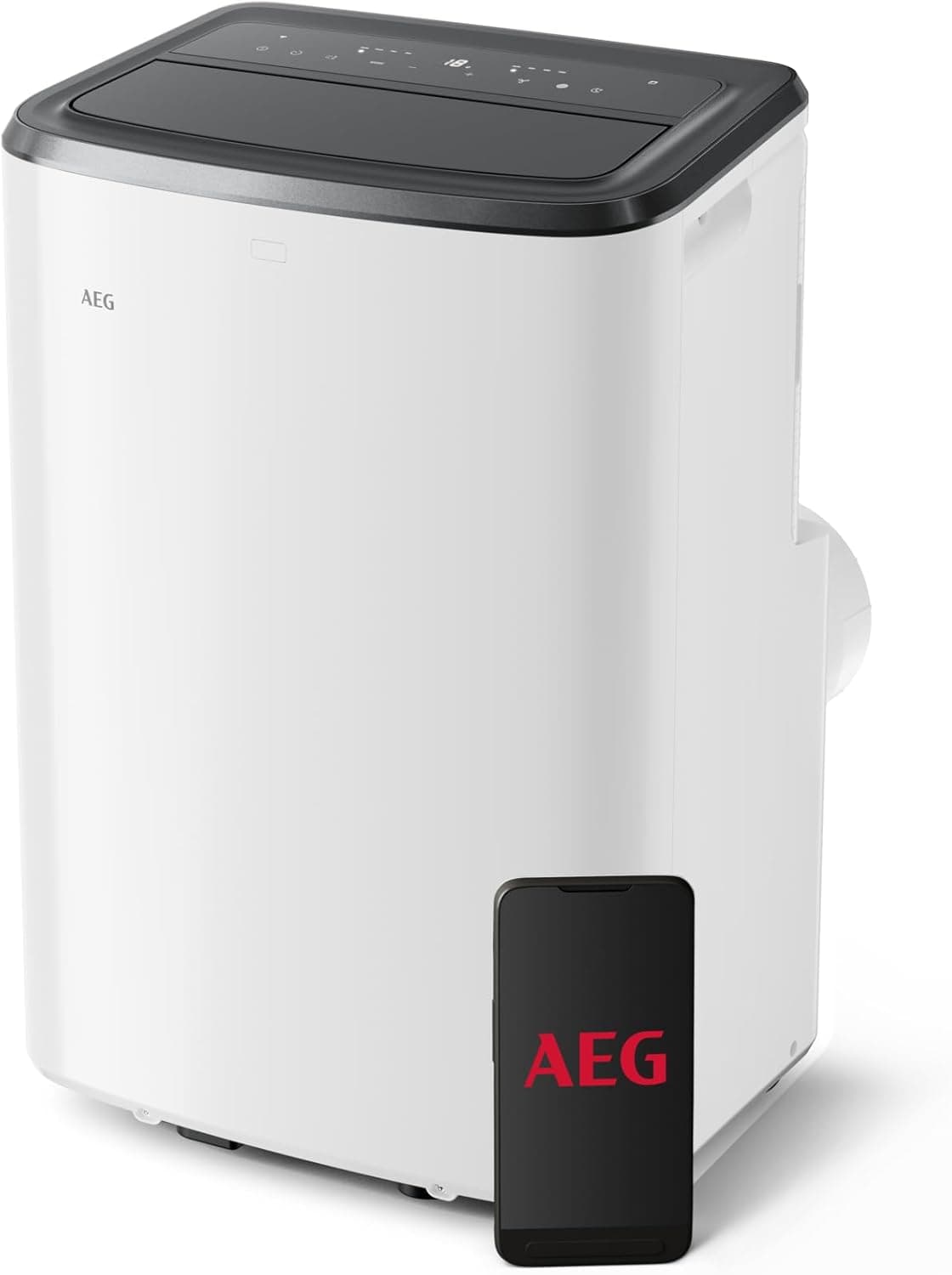 AEG AXP26U339CW Aire Acondicionado Portátil - Función Frío, 3 Velocidades, Timer, Control Remoto