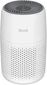 LEVOIT Purificador de Aire con Filtro HEPA para Alergias, Air Purifier con Aromaterapia, Purificador Aire Silencioso 25dB, Bajo Consumo de Energía de 7W, Core Mini