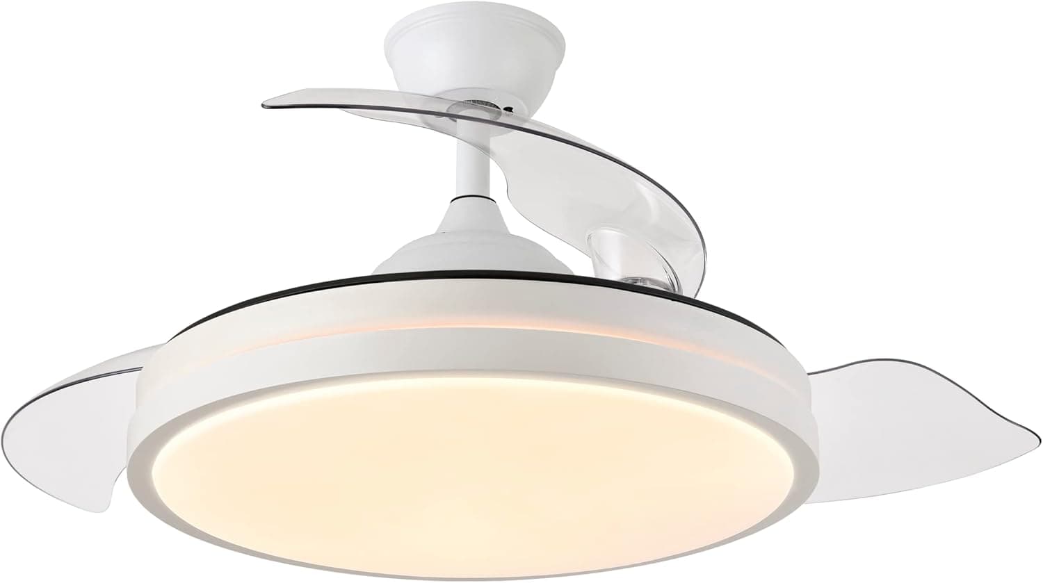 Ventilador de Techo Inteligente WiFi Compatible Alexa y Google Home con Luz LED