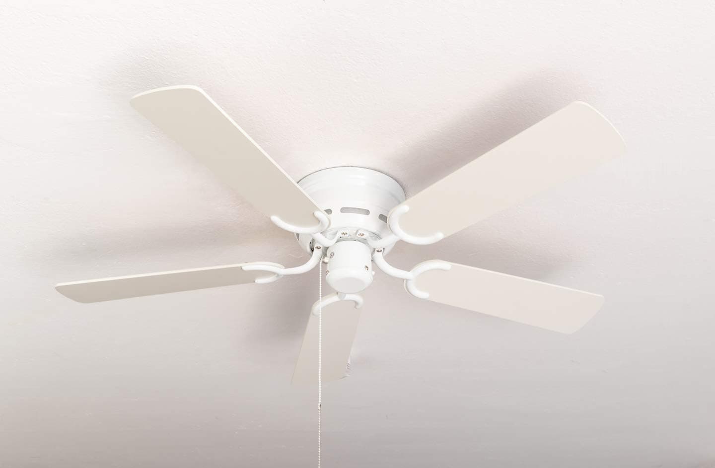 Ventilador de techo Pepeo Kisa Deluxe blanco sin luz - ala blanca/arce, incluyendo el interruptor de arranque