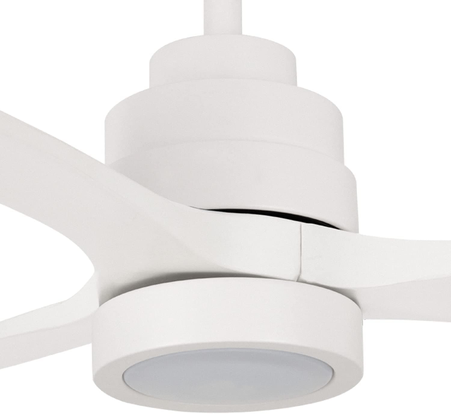 CREATE / WINDSTYLANCE NATURAL WOOD/Ventilador de techo con luz blanco con mando/ 40W. Silencioso. Ø132 cm. 6 velocidades. temporizador. verano-invierno. doble altura. motor DC