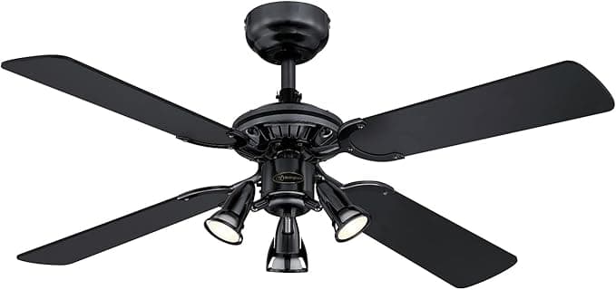 Westinghouse Lighting Ceiling Fan, Brushed Gun Metal