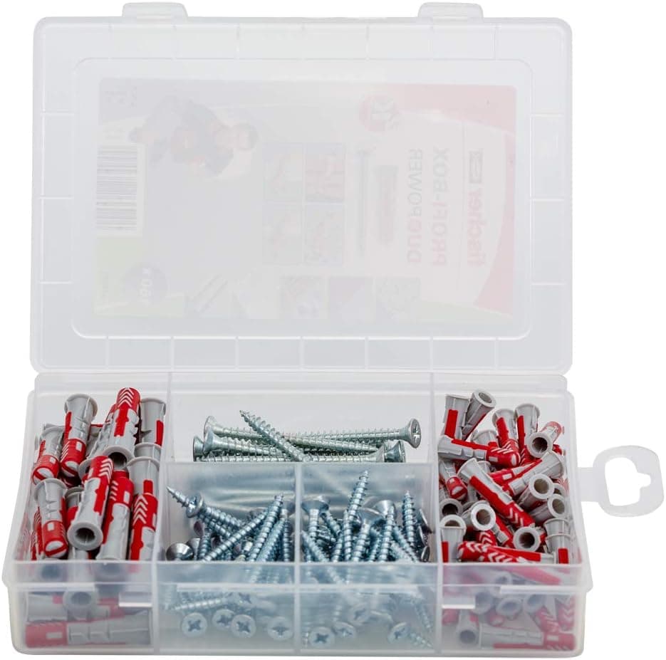 fischer – Maletín Profi-Box DUOPOWER 6×30 + 8×40 mm | Tacos y Orn…