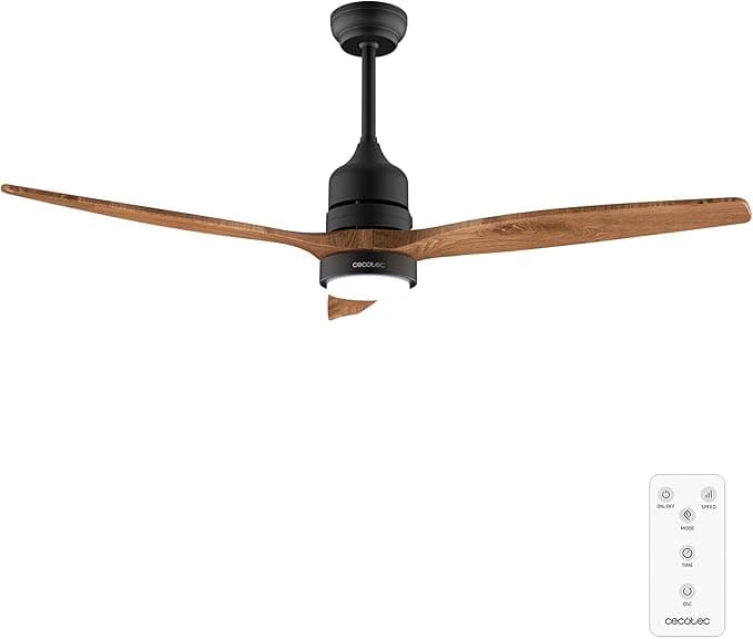 Cecotec Ventilador de Techo con Luz y Mando a Distancia de 52"