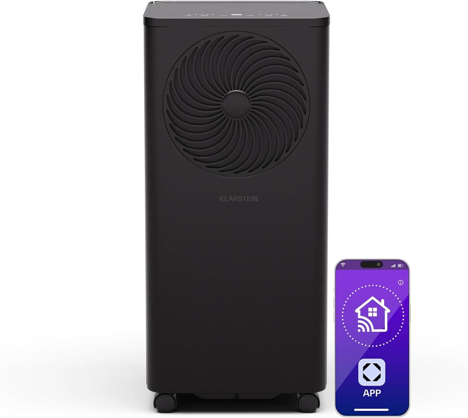 Klarstein Aero Ring Portable Air Conditioner – 7,000 BTU, 3 in 1:…