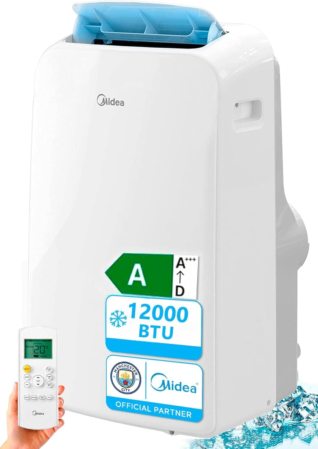 MIDEA Pingüino Aire Acondicionado Portátil 3 en 1 | 3000 Frigoría…