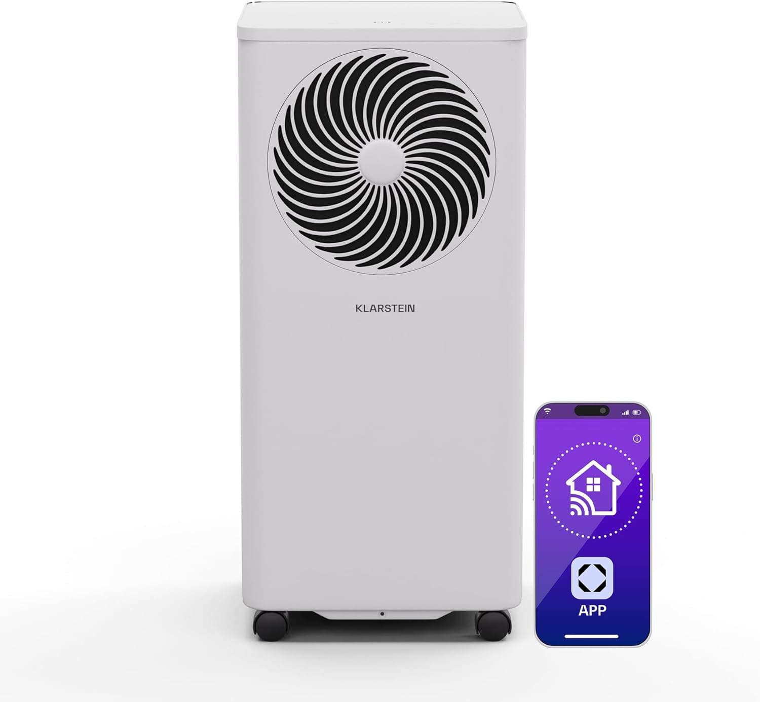 Klarstein Aero Ring Aire Acondicionado Portátil – 7,000 BTU, 3 en…