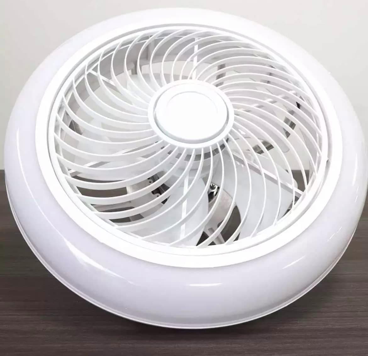 BEL AIR HOME - Ventilador de Techo LED 80W con Luz, Motor DC Eficiente, 4 Velocidades, Control Remoto - Ventilación Verano, Iluminación Invierno (45 CM)