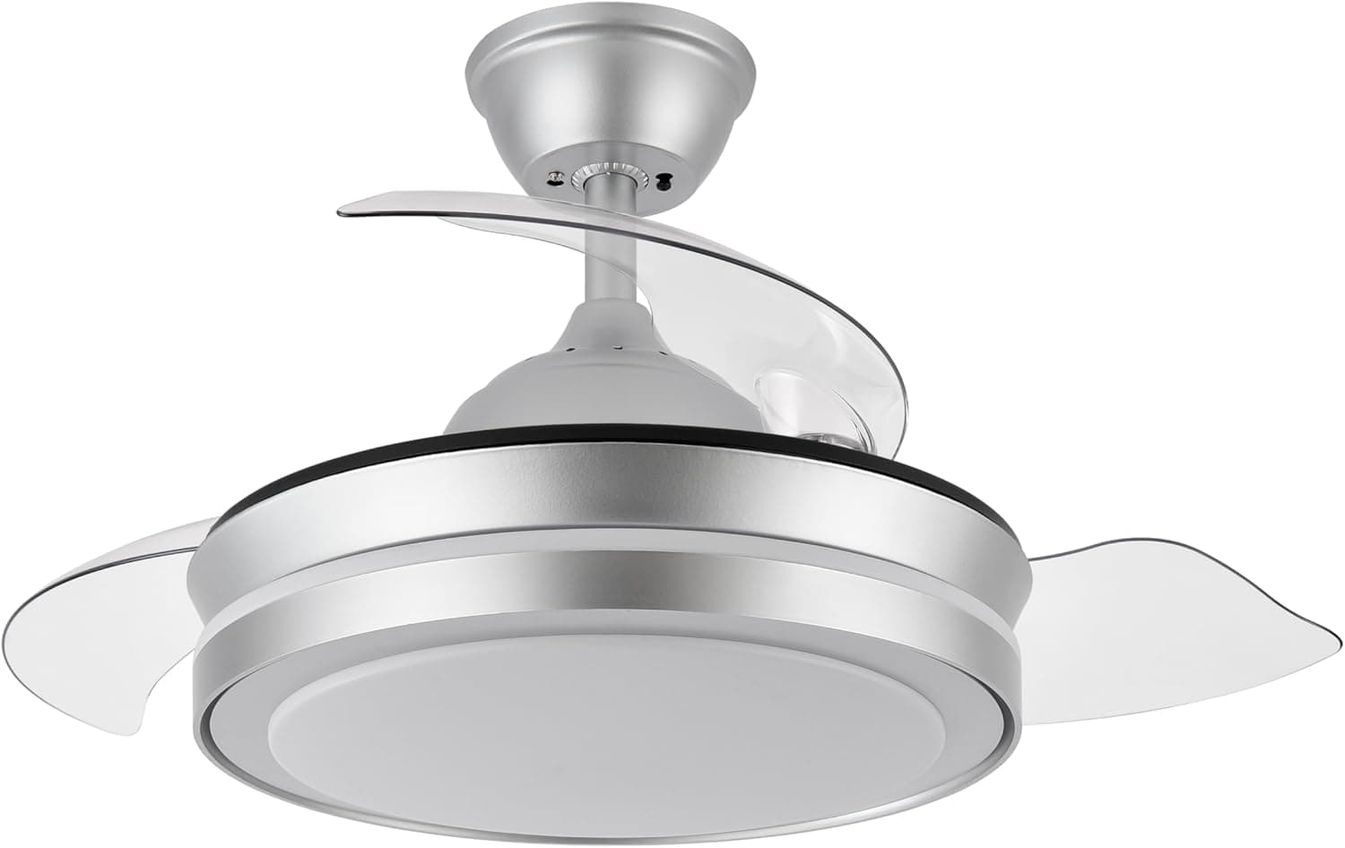 FABRILAMP AKUNADECOR Ventilador De Techo Esparta S Niquel Con Iluminacion Led Y Motor Dc