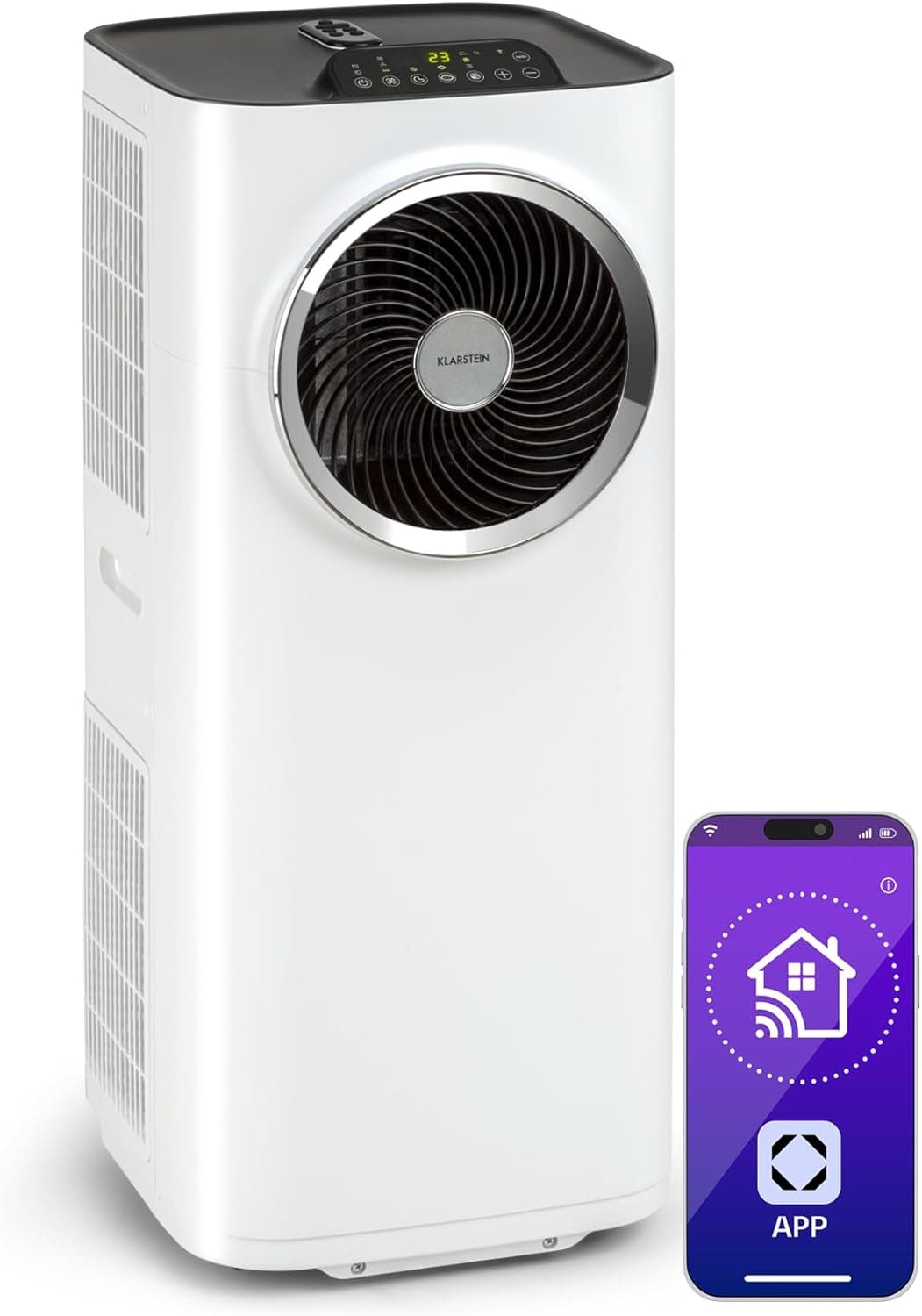 Klarstein Kraftwerk Smart 10K Portable Air Conditioner – 10,000 B…