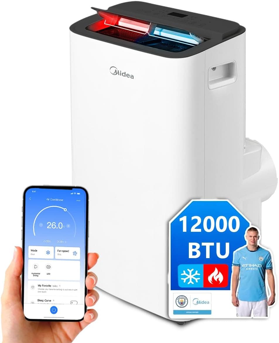 MIDEA Pingüino Aire Acondicionado Portátil Frío y Calor 3000 Frig…