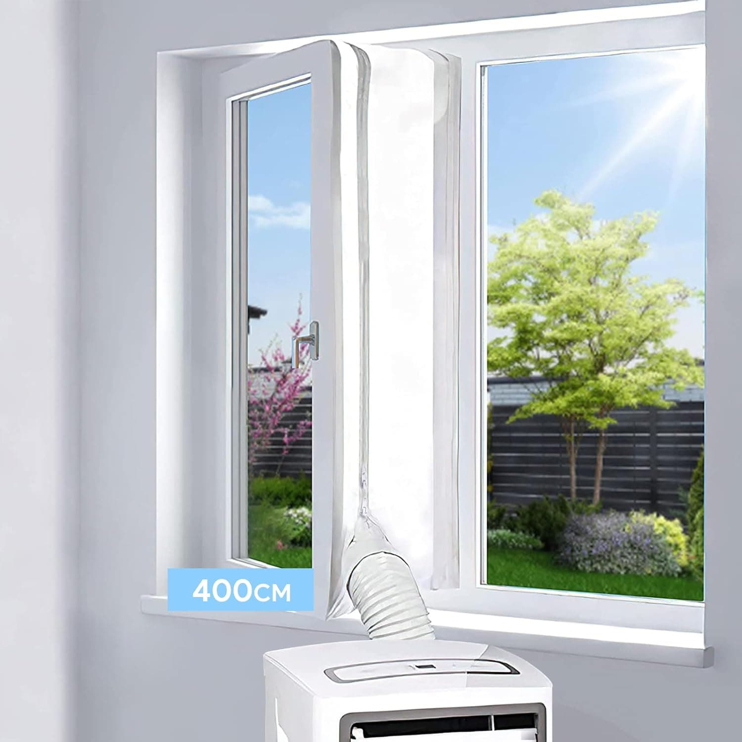 Sello de ventana universal de 400 cm, kit de ventana portátil par…