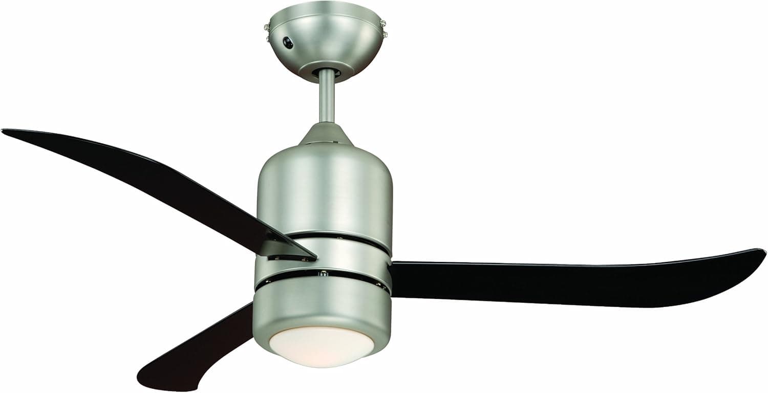 AireRyder Loft Ventilador de Techo con Luz y Mando a Distancia, Níquel/Cromado, 122cm