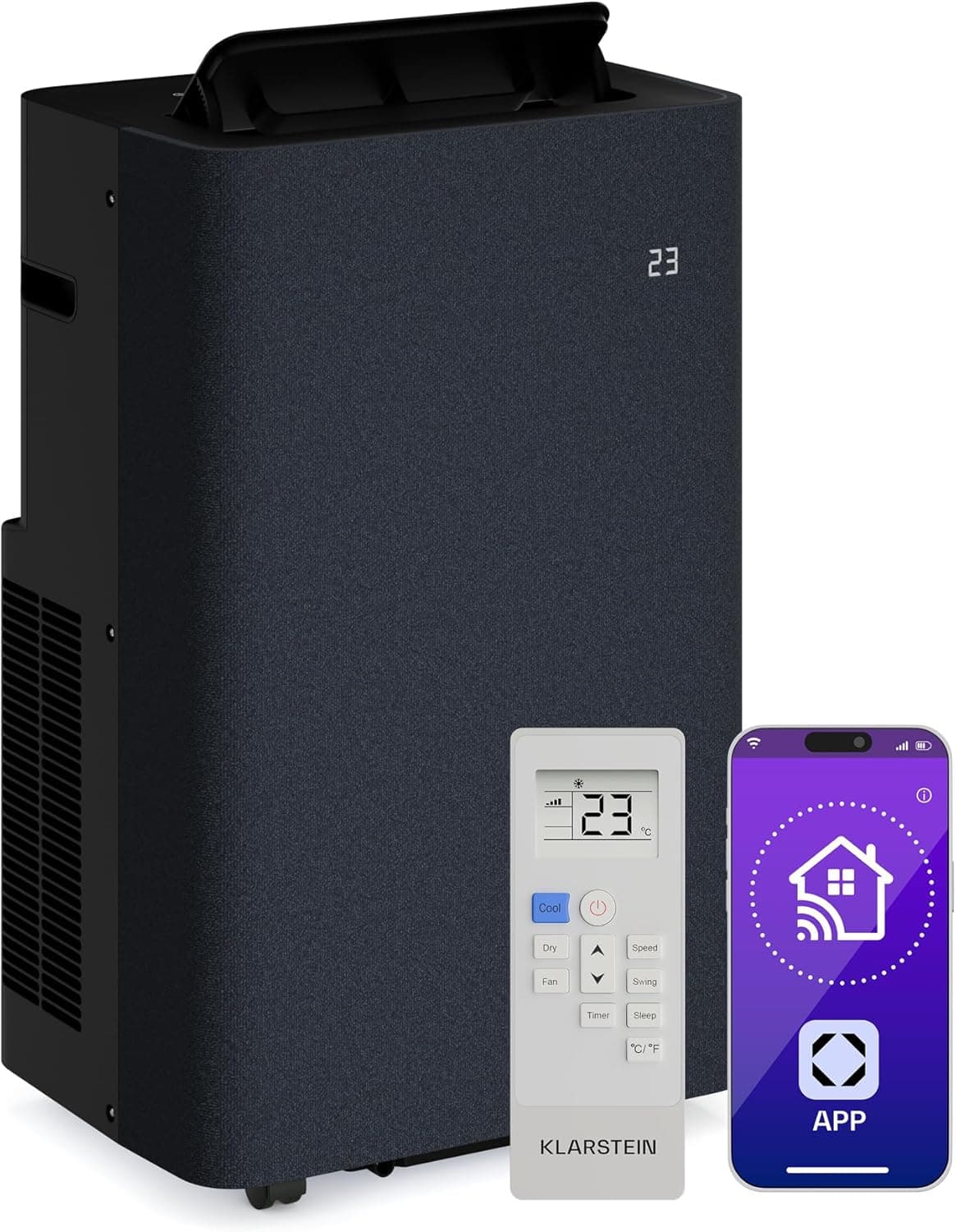 KLARSTEIN AireLux Portable Air Conditioner – 14,000 BTU, up to 30…