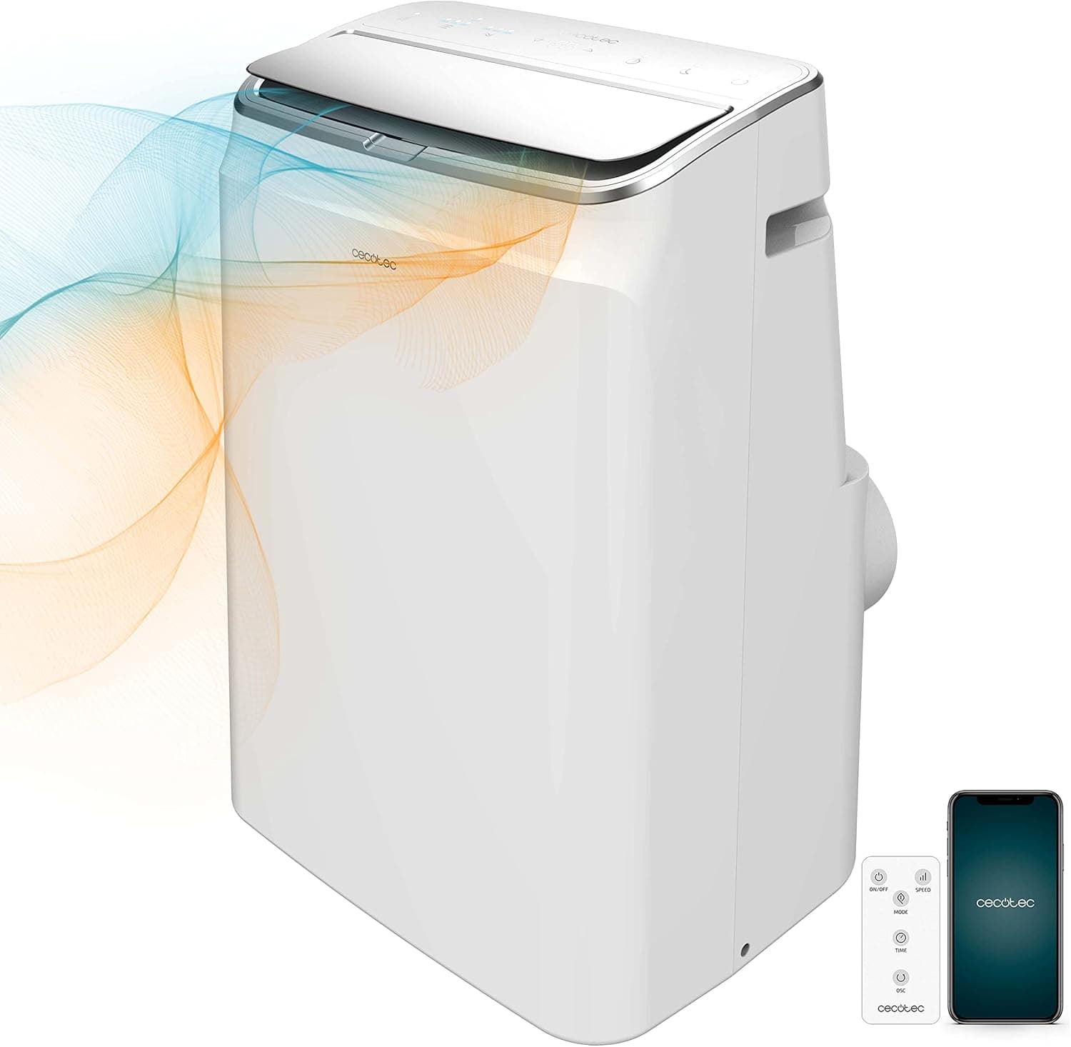 Cecotec Aire Acondicionado Portátil con Mando a Distancia, Wifi y…
