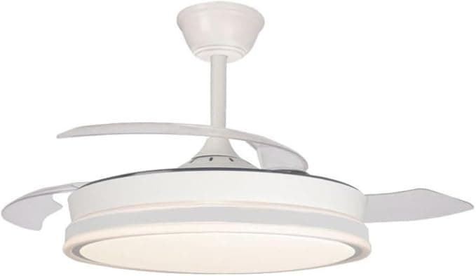 Ventilador de techo AKUNADECOR Ventilador de Techo NAO DC Blanco con Luz LED 4400 Lúmenes 3 Tonos – Motor Silencioso y Función Invierno/Verano