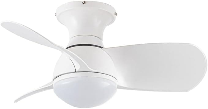 Ventilador de techo wonderlamp Ventilador de techo pequeño ø64cm silencioso LED Mancado Blanco CCT 3000-4000-6000K, Intensidad Regulable 20W