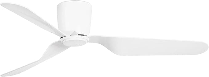 FARO BARCELONA 33471N - PEMBA Ventilador de techo sin luz blanco con motor DC 3 palas reversibles (la luz es opcional)