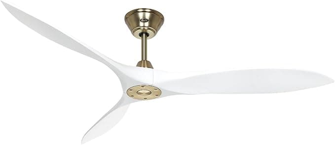 Ventilador de techo CasaFan Ventilador de Techo Eco AIRSCREW 315254 152cm Motor DC bajo Consumo/latón Pulido/Aspas Madera