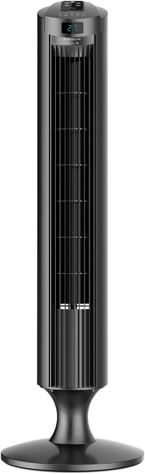 Ventilador de techo Taurus Babel RCH - Ventilador de torre digital extra alto, 84cm de altura, Indicador de temperatura, 3 velocidades, 3 modos
