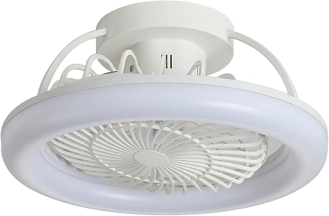 Ventilador de techo VENTILADOR TECHO SILENCIOSO PLAFÓN LED APP MÓVIL IKARO BLANCO 2026 - DC, regulable, 3 tonos, Verano/Invierno, aspas protegidas, 6v, bajo consumo, Fácil montaje (Brisa Envolvente)