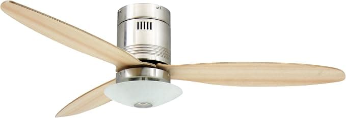 Ventilador de techo AireRyder FN73335 Aero ventilador de techo con luz y mandoa distancia, 132 cm, para habitaciones de hasta 25m²