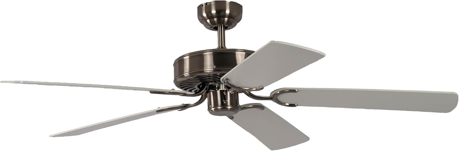Ventilador de techo Pepeo Pepeo Ventilador de techo Potkuri Plata / blanco 132 cm