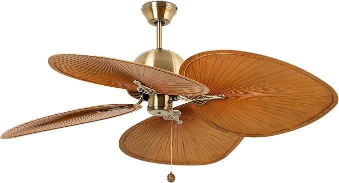 Ventilador de techo FARO BARCELONA 33352B- CUBA Ventilador de techo oro viejo