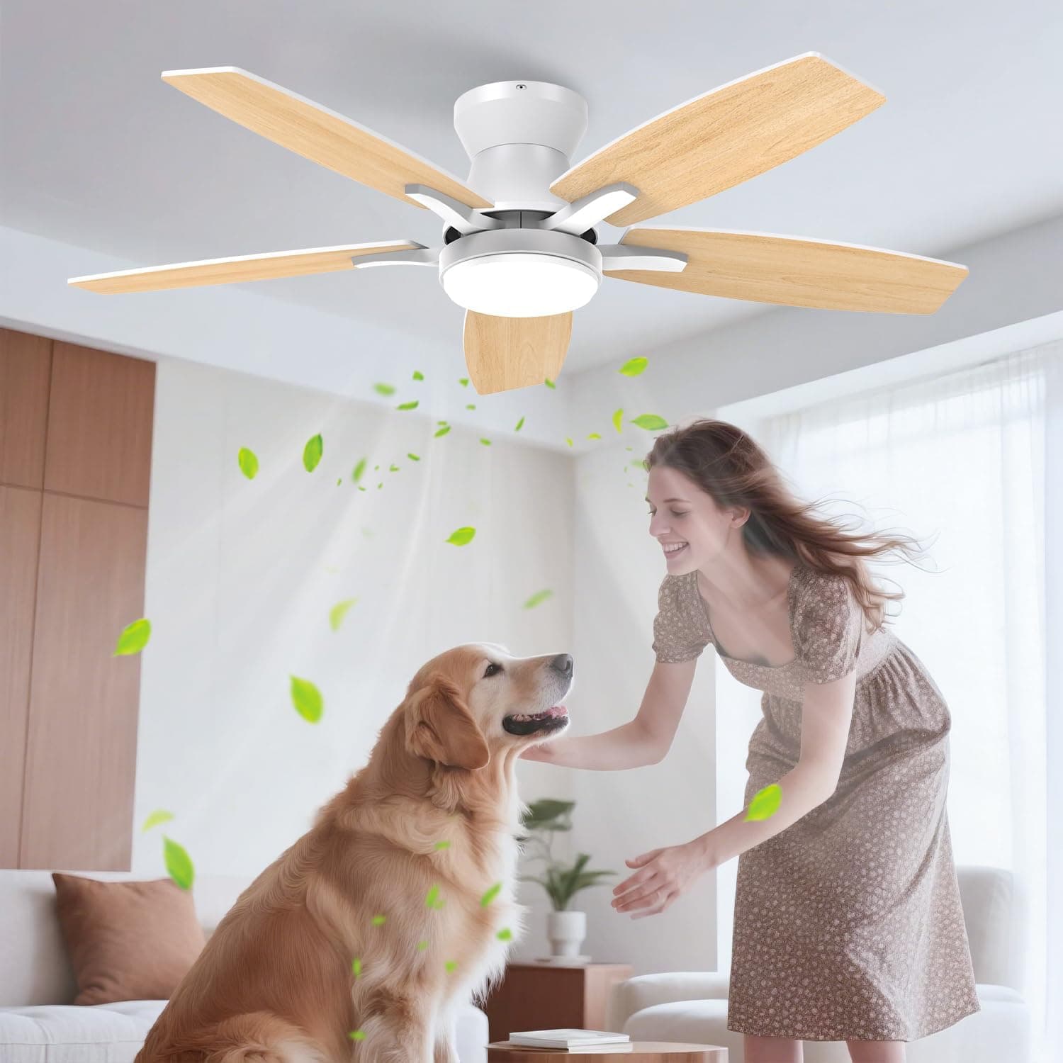 Airwit 106cm DC Doble Cara Ventilador de Techo